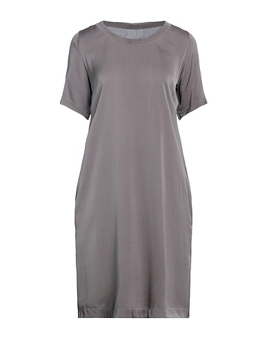 PRIVATE 02 04 Short dress Taupe 96% Silk, 4% Elastane