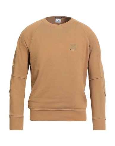 C.P. COMPANY Sweatshirt Kamel 100% Baumwolle