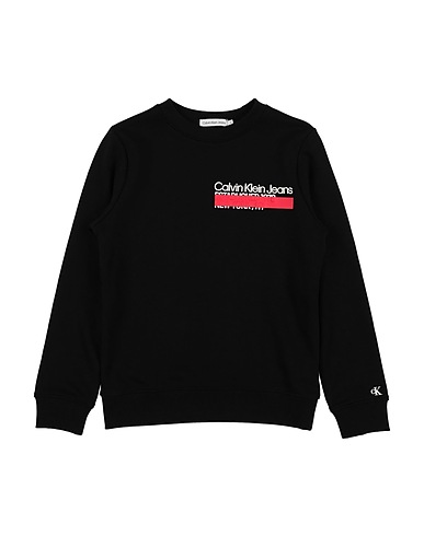 CALVIN KLEIN JEANS Sweatshirt Black 100% Cotton