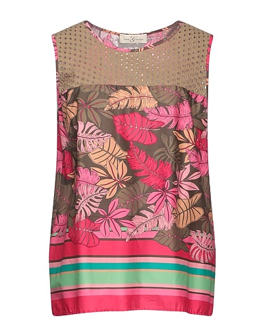 CORTE dei GONZAGA Top Military green 97% Cotton, 3% Elastane