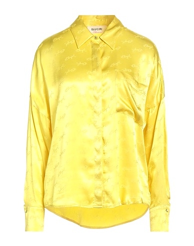 BLUGIRL Solid colour shirts & blouses Yellow 100% Viscose