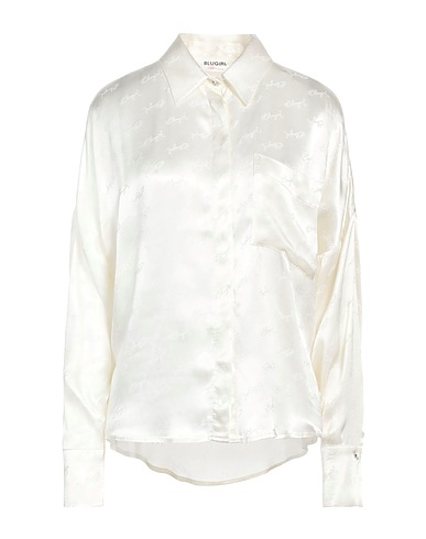 BLUGIRL Camisas y blusas lisas Marfil 100% Viscosa