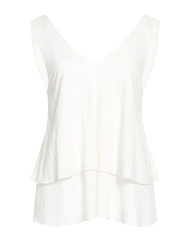 ALESSIO BARDELLE Top Marfil 50% Viscosa, 50% Nailon