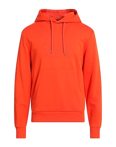 CALVIN KLEIN Hooded track jacket  Orange 100% Cotton