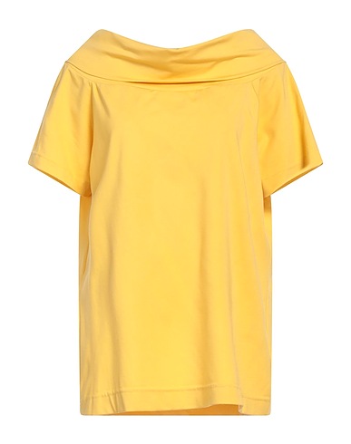 ALESSIO BARDELLE T-shirt Giallo ocra 63% Viscosa, 32% Nylon, 5% Elastan