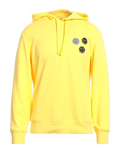 ARMANI EXCHANGE Hooded sweatshirt Yellow 60% Cotton, 40% Polyester
