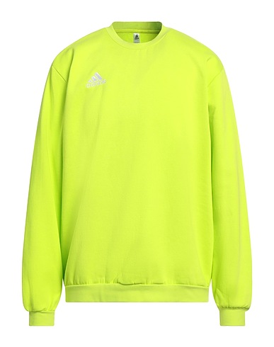 ADIDAS Sweatshirt Lime green 70% Cotton, 30% Recycled polyester, Elastane