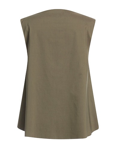 ALESSIO BARDELLE Top Military green 66% Viscose, 31% Nylon, 3% Elastane