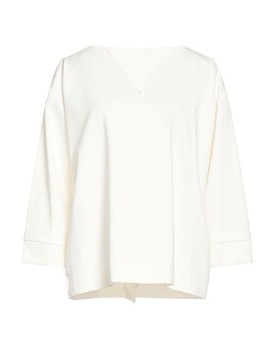 ALESSIO BARDELLE Basic T-Shirt Ivory 52% Cotton, 40% Nylon, 8% Elastane