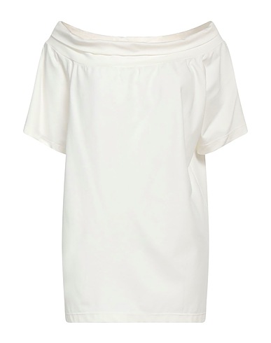 ALESSIO BARDELLE Top Ivory 63% Viscose, 32% Nylon, 5% Elastane