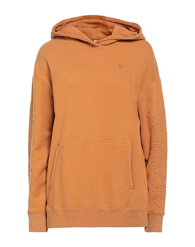 PUMA Hooded sweatshirt Camel 96% Cotton, 4% Elastane