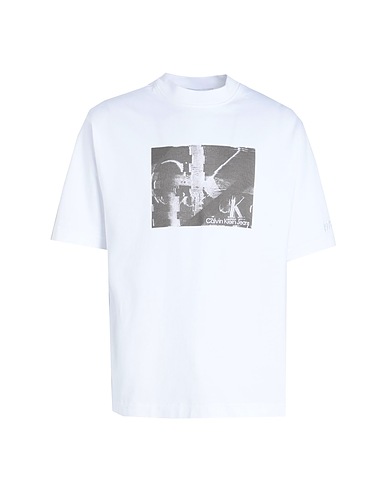 CALVIN KLEIN JEANS Camiseta Blanco 80% Algodón, 20% Algodón reciclado posconsumo