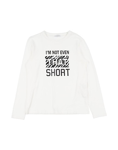 MEILISA BAI T-shirt Bianco 100% Cotone
