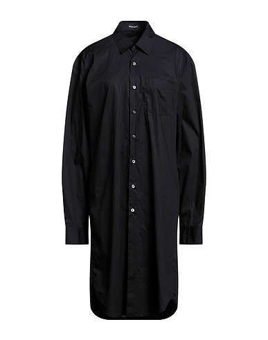 ANN DEMEULEMEESTER Shirt dress Black 100% Cotton