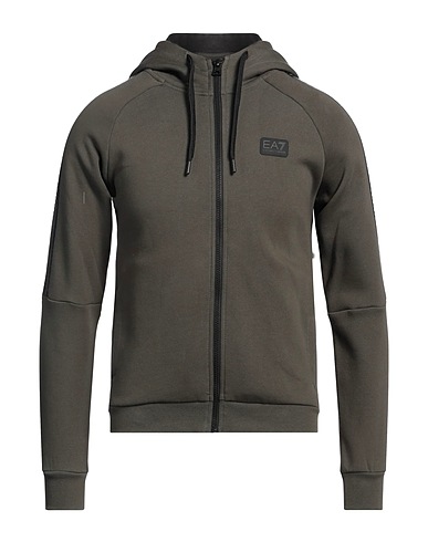 EA7 Hoodie Militärgrün 84% Baumwolle, 16% Polyester