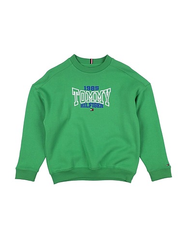 TOMMY HILFIGER Sweatshirt Green 70% Cotton, 30% Polyester