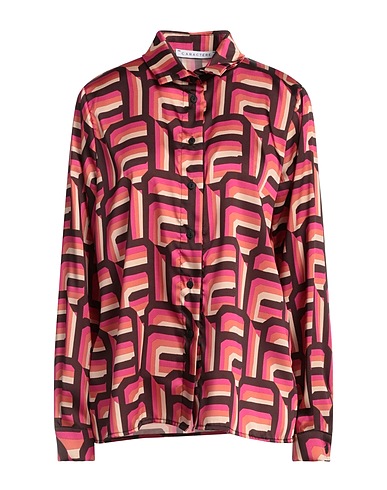 CARACTÈRE Patterned shirts & blouses Fuchsia 100% Polyester