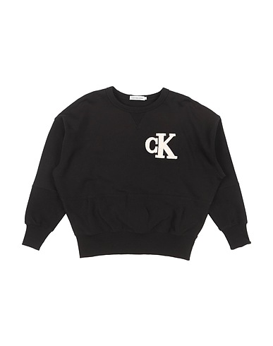 CALVIN KLEIN JEANS Felpa Nero 95% Cotone, 5% Elastan