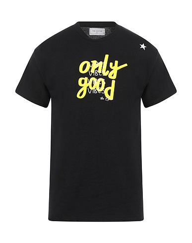 THE EDITOR T-shirt Black 100% Cotton