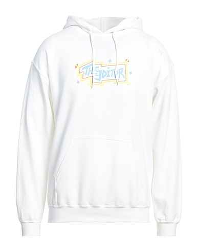 THE EDITOR Hooded sweatshirt White 50% Cotton, 50% Polyester