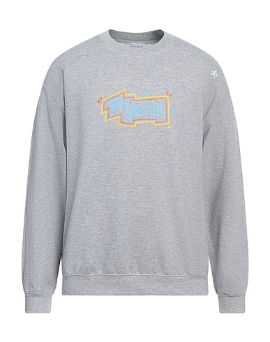 THE EDITOR Sweatshirt Grey 50% Cotton, 50% Polyester