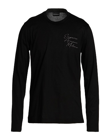 EMPORIO ARMANI T-shirt Black 100% Cotton