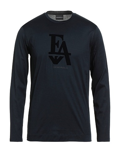 EMPORIO ARMANI T-shirt Navy blue 100% Cotton