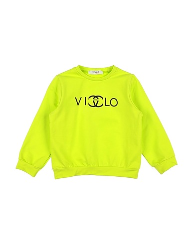 VICOLO Felpa Verde lime 95% Cotone, 5% Elastan