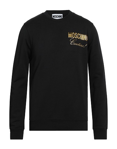 MOSCHINO Felpa Nero 100% Cotone