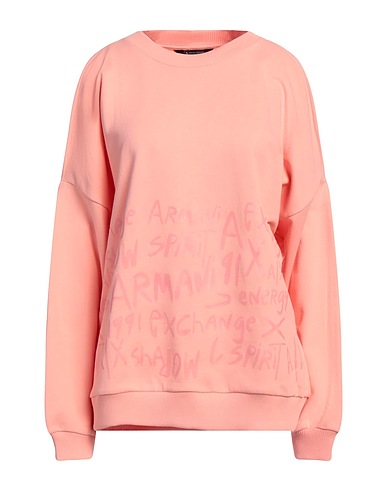 ARMANI EXCHANGE Sweatshirt Pink 100% Cotton, Elastane