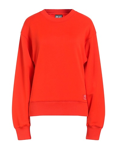 DIESEL Sweatshirt Tomato red 59% Nylon, 41% Cotton