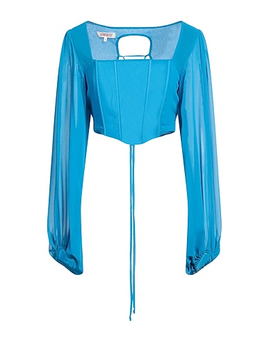 KONTATTO Top Azzurro 100% Poliestere