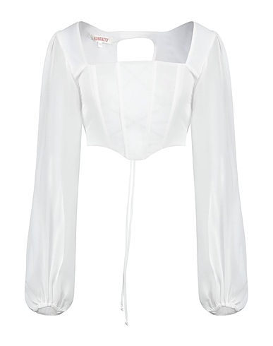 KONTATTO Top Weiß 100% Polyester