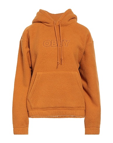 OBEY Hooded track jacket  Rust 100% Polyester