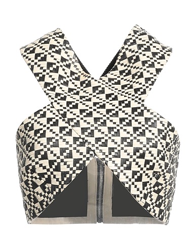 DODO BAR OR Top Off white 100% Leather