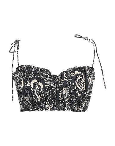 RHODE Top Nero 100% Cotone