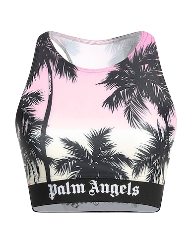 PALM ANGELS Top Rosa 78% Polyester, 22% Elastan