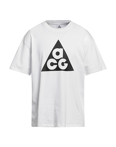 NIKE T-shirt ACG Bianco 63% Poliestere, 37% Cotone