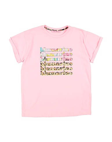 MISS BLUMARINE T-shirt Pink 95% Cotton, 5% Elastane