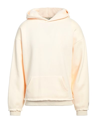 UNTITLED ARTWORKS Hooded track jacket  Cream 98% Cotton, 2% Elastane