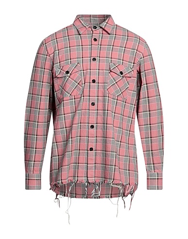 AGLINI Patterned shirt Antique rose 100% Cotton