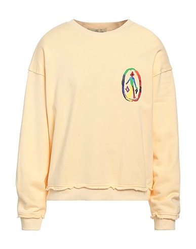 UNTITLED ARTWORKS Sweatshirt Apricot 98% Cotton, 2% Elastane