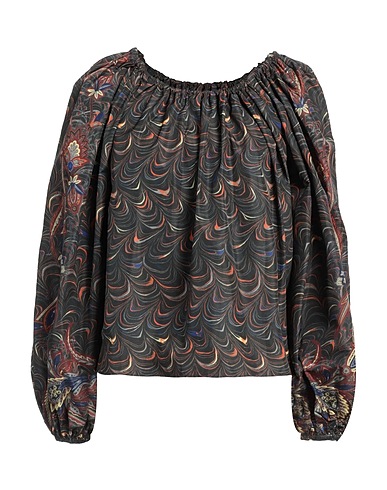 ULLA JOHNSON Top Charcoal 100% Polyester
