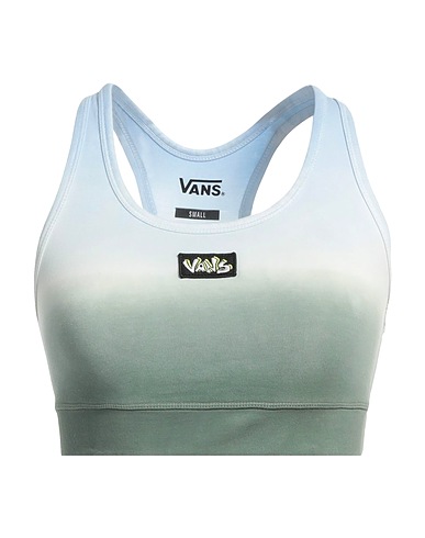 VANS Top Sage green 93% Cotton, 7% Elastane