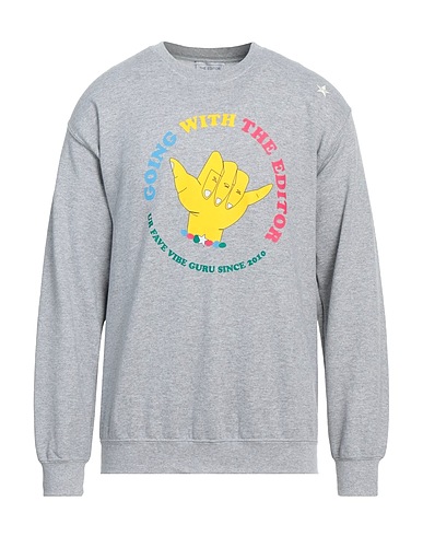 THE EDITOR Sweat-shirt Gris 50% Coton, 50% Polyester