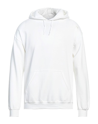 THE EDITOR Hooded sweatshirt White 100% Cotton