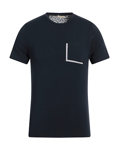 L.B.M. 1911 T-shirt Midnight blue 95% Cotton, 5% Elastane