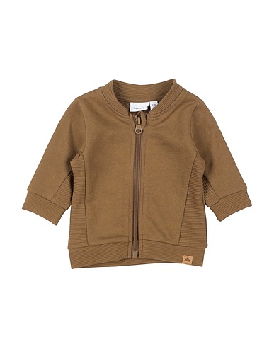 NAME IT® Felpa Verde militare 100% Cotone organico