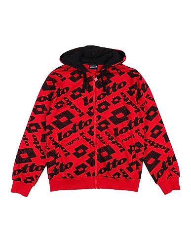 LOTTO Felpa Rosso 80% Cotone, 20% Poliestere