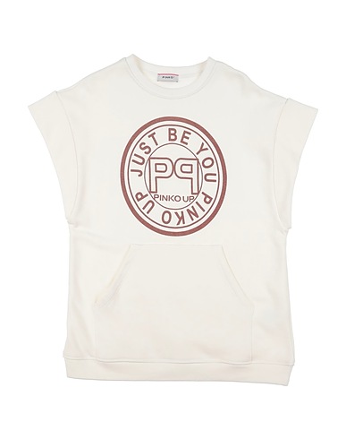 PINKO UP Felpa Off white 100% Cotone